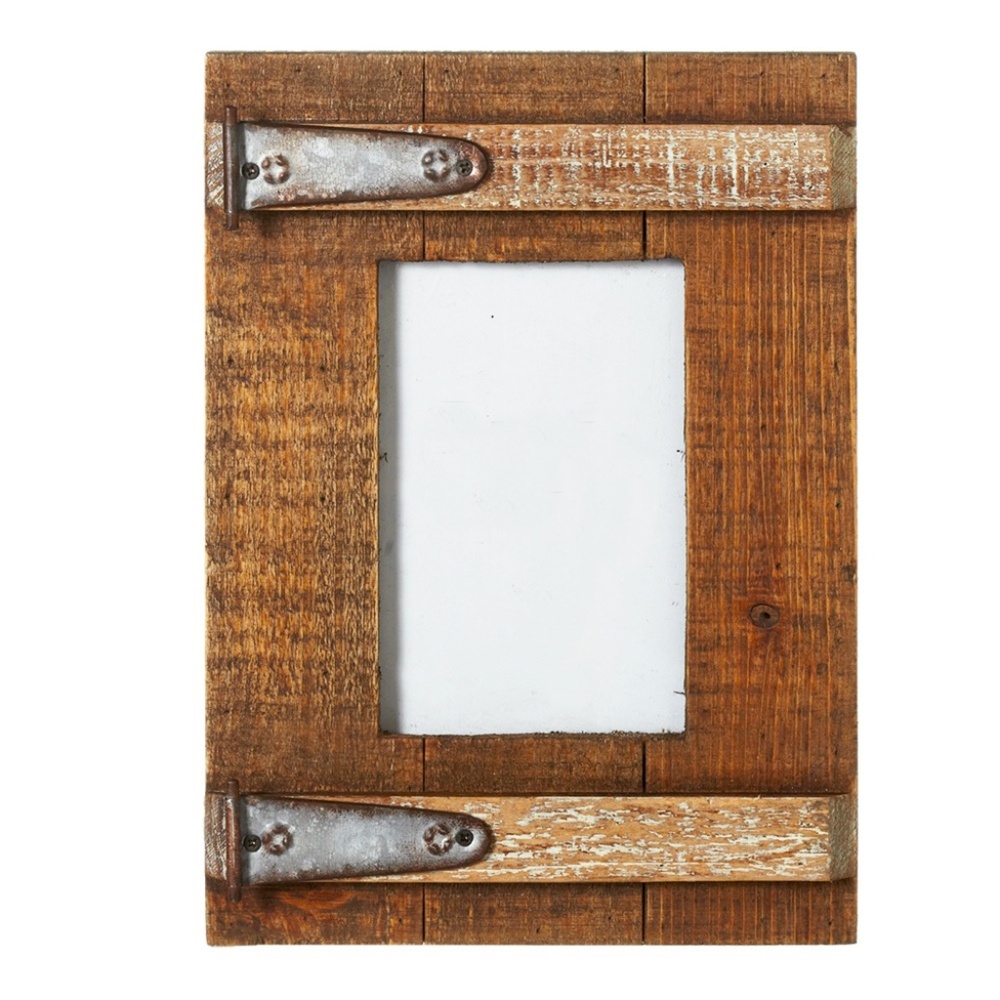 Rustic Barn Door 4" x 6" Photo Frame